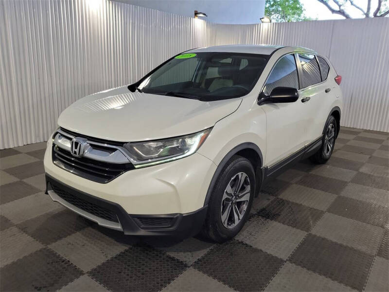 Used 2018 Honda CR-V LX with VIN 2HKRW5H36JH402384 for sale in Lighthouse Point, FL
