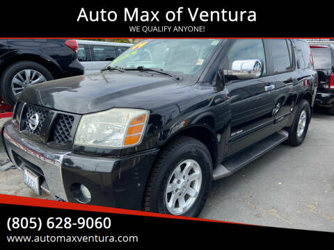2004 Nissan Armada for sale at Auto Max of Ventura in Ventura CA