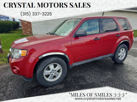 2011 Ford Escape for sale at CRYSTAL MOTORS SALES in Rome NY