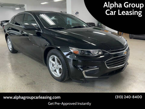 2017 Chevrolet Malibu for sale at Alpha Group Car Leasing in Redford MI