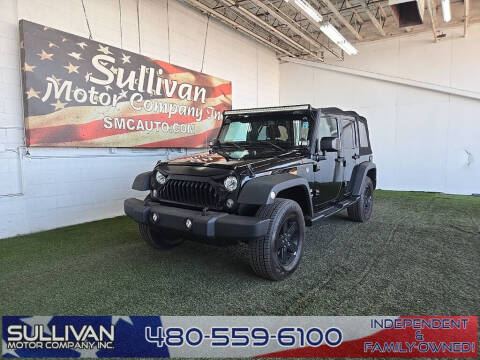 2017 Jeep Wrangler Unlimited for sale at SULLIVAN MOTOR COMPANY INC. in Mesa AZ