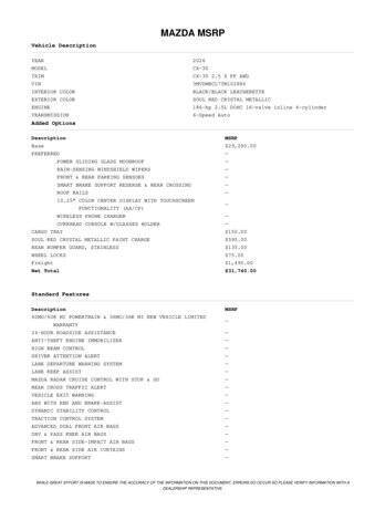 2026 Mazda CX-30 2.5 S Preferred