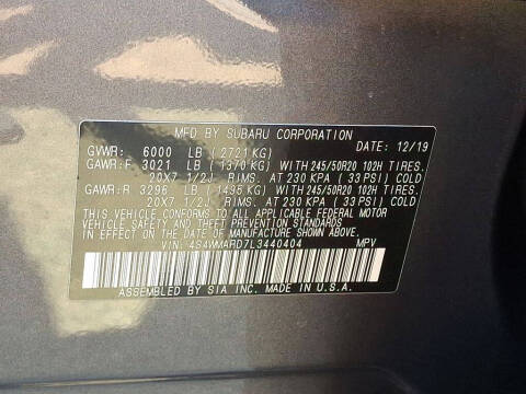 2020 Subaru Ascent Touring