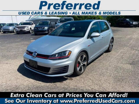 2017 Volkswagen Golf GTI for sale at Preferred Used Cars & Leasing INC. in Fairfield OH