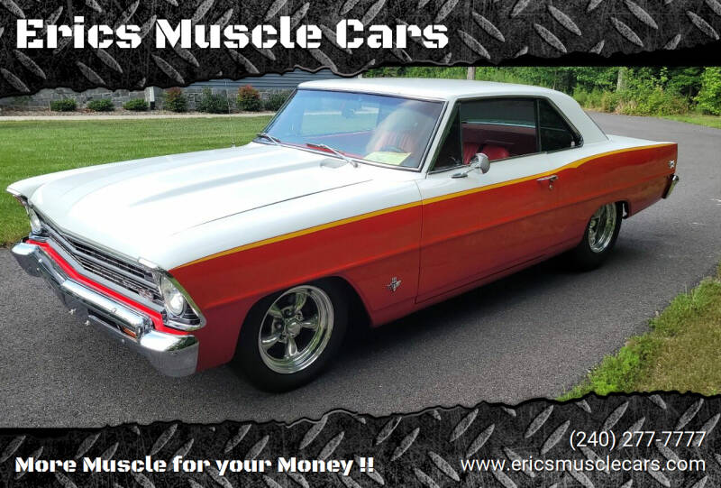 1967 Chevrolet Nova for sale at Eric's Muscle Cars in Clarksburg MD
