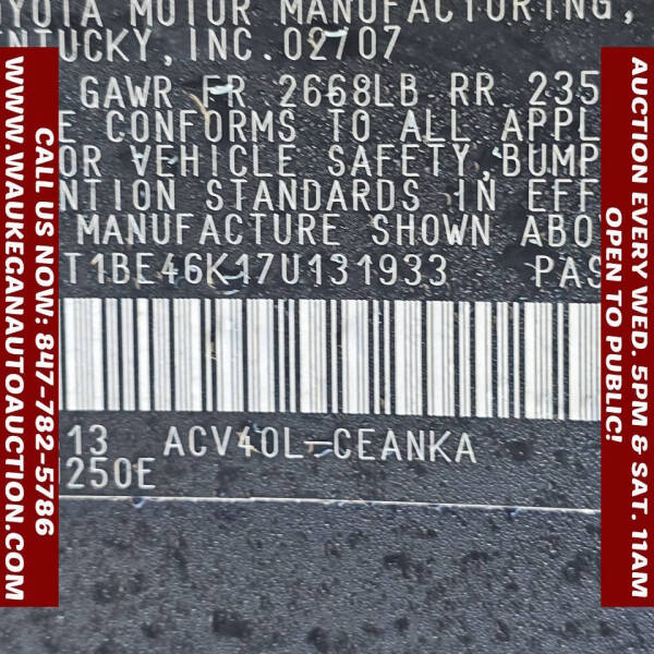 2007 Toyota Camry LE