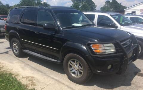 2003 Toyota Sequoia for sale at Carolina Car Co INC in Greenwood SC