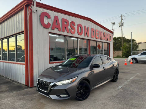 2021 Nissan Sentra for sale at Cars On Demand 3 in Pasadena TX