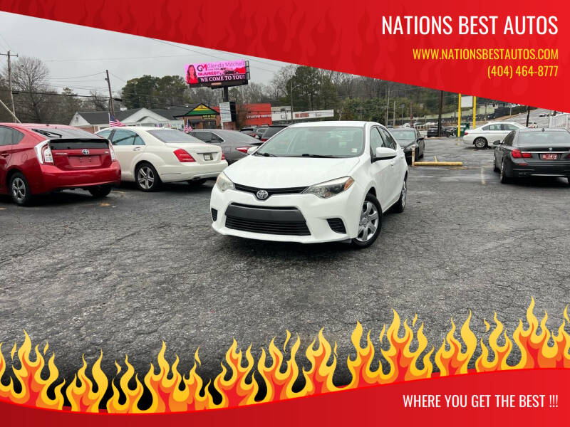 2015 Toyota Corolla for sale at Nations Best Autos in Decatur GA