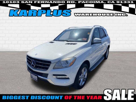 2012 Mercedes-Benz M-Class for sale at Karplus Warehouse in Pacoima CA