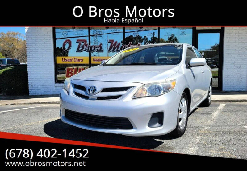 2012 Toyota Corolla for sale at O Bros Motors in Marietta GA