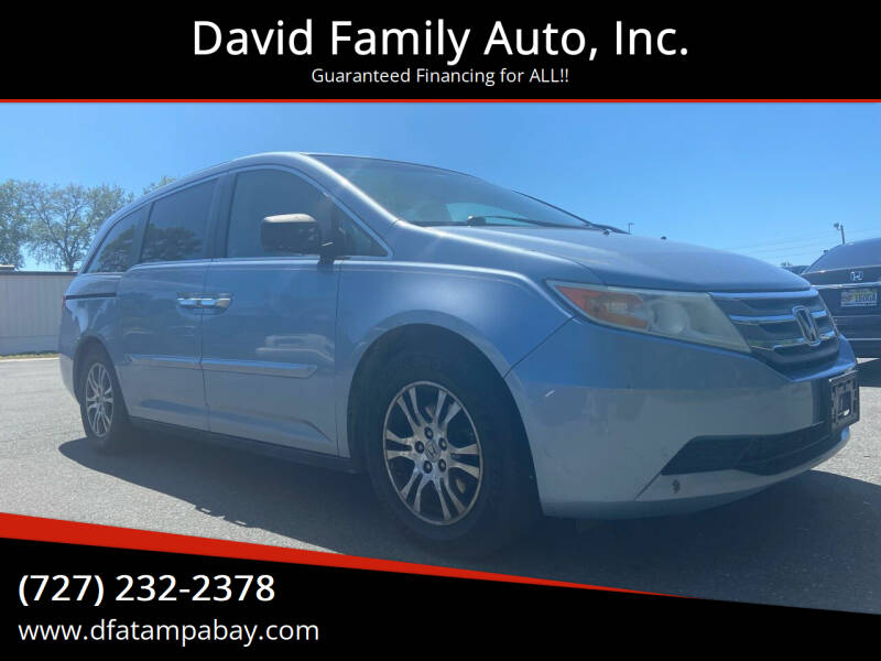 2011 Honda Odyssey for sale at David Family Auto, Inc. in New Port Richey FL