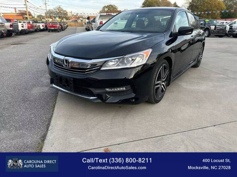 2016 Honda Accord for sale at Carolina Direct Auto Sales in Mocksville NC