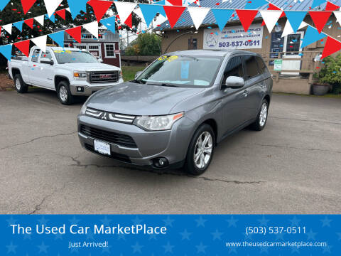 2014 Mitsubishi Outlander for sale at The Used Car MarketPlace in Newberg OR