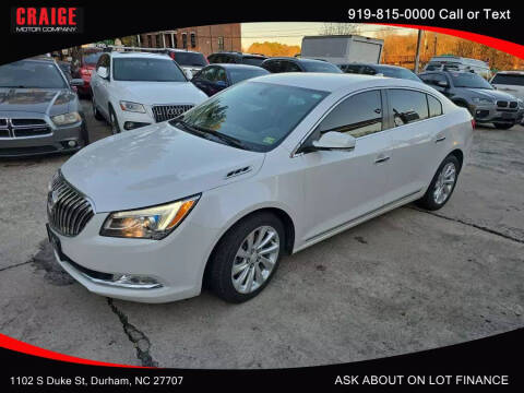 2015 Buick LaCrosse for sale at CRAIGE MOTOR CO in Durham NC