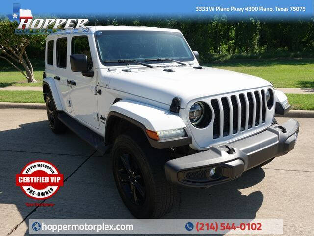 2020 Jeep Wrangler Unlimited for sale at HOPPER MOTORPLEX in Plano TX
