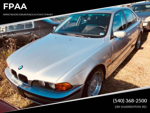 2000 BMW 5 Series for sale at FPAA in Fredericksburg VA