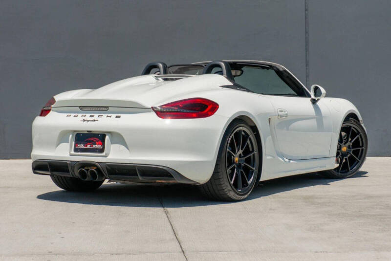 2016 Porsche Boxster Spyder