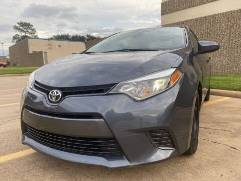 2016 Toyota Corolla for sale at powerful cars auto group llc in Houston TX