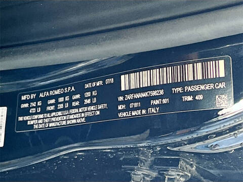 2019 Alfa Romeo Giulia