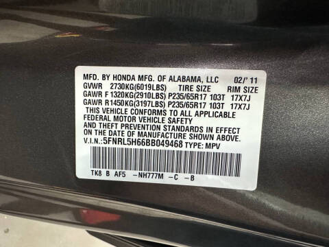 2011 Honda Odyssey EX-L