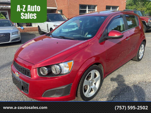 2013 Chevrolet Sonic for sale at A-Z Auto Sales in Newport News VA