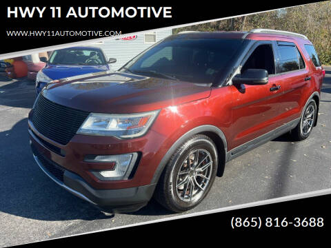 2016 Ford Explorer for sale at HWY 11 AUTOMOTIVE in Lenoir City TN