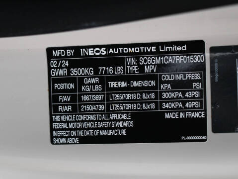 2024 Ineos Grenadier Trialmaster