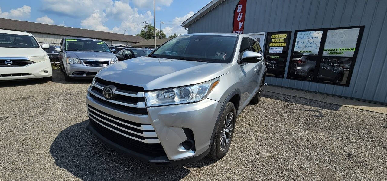 2019 Toyota Highlander for sale at URIEL's AUTOMOTIVE LLC in Middletown, OH