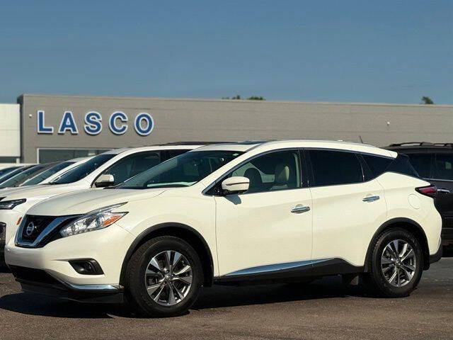 White 2016 Nissan Murano SL AWD SL 4dr SUV 1