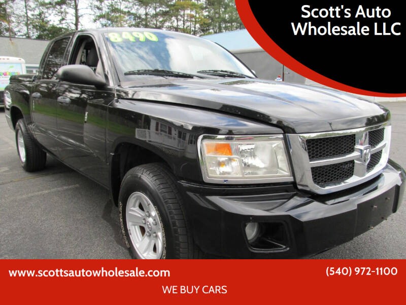 2008 Dodge Dakota for sale at Scott's Auto Wholesale LLC in Locust Grove VA