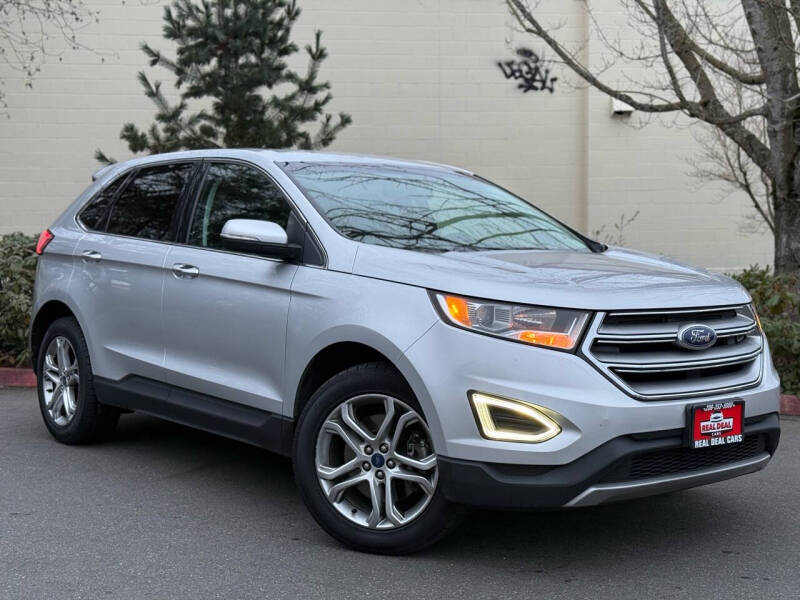 Used 2015 Ford Edge Titanium with VIN 2FMTK4K91FBB34500 for sale in Everett, WA