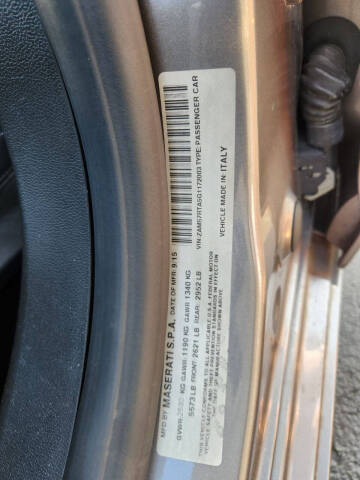 2016 Maserati Ghibli S Q4