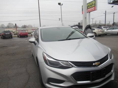 2018 Chevrolet Cruze for sale at Hanna's Auto Sales in Indianapolis IN
