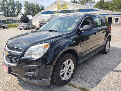 2014 Chevrolet Equinox for sale at taz automotive inc DBA: Granite State Motor Sales in Pittsfield NH