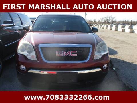 2007 GMC Acadia for sale at First Marshall Auto Auction in Harvey IL