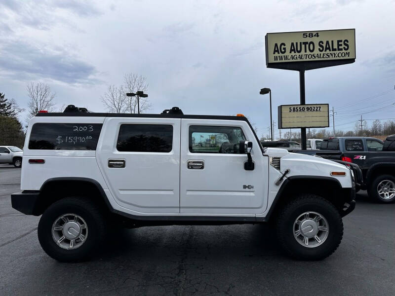 2003 HUMMER H2 for sale at AG Auto Sales in Ontario NY