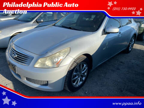 2007 Infiniti G35 for sale at Philadelphia Public Auto Auction in Philadelphia PA