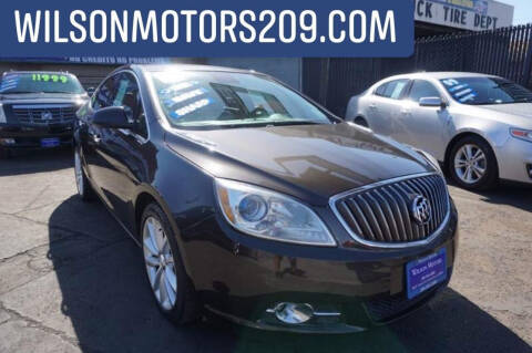 2013 Buick Verano for sale at WILSON MOTORS in Stockton CA