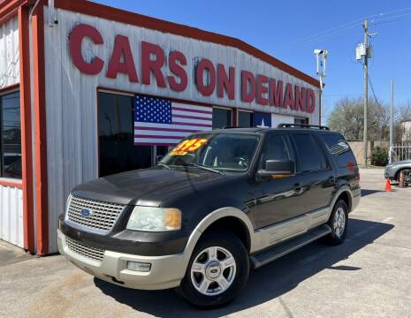 2005 Ford Expedition for sale at Cars On Demand 2 in Pasadena TX