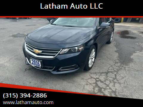 2016 Chevrolet Impala for sale at Latham Auto LLC in Ogdensburg NY