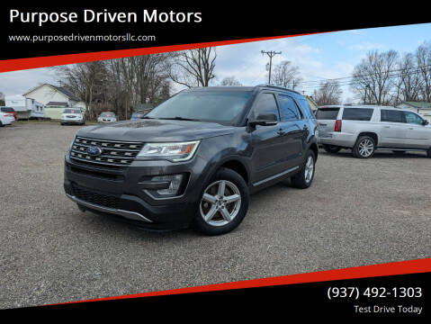 2017 Ford Explorer for sale at Purpose Driven Motors in Sidney OH