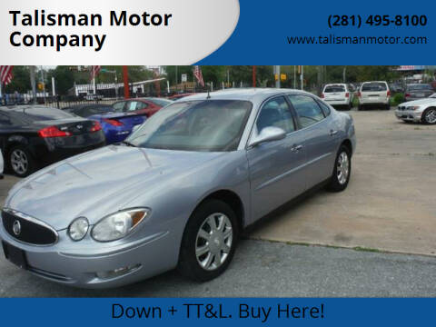 2005 Buick LaCrosse for sale at Talisman Motor Company in Houston TX