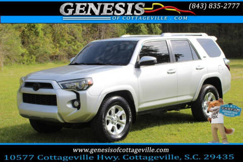 2018 Toyota 4Runner for sale at Genesis Of Cottageville in Cottageville SC