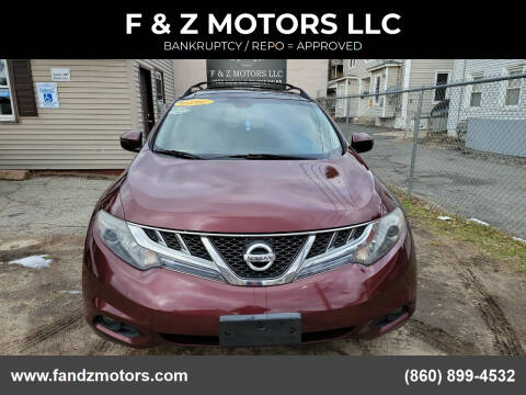 2011 Nissan Murano for sale at F & Z MOTORS LLC in Vernon Rockville CT