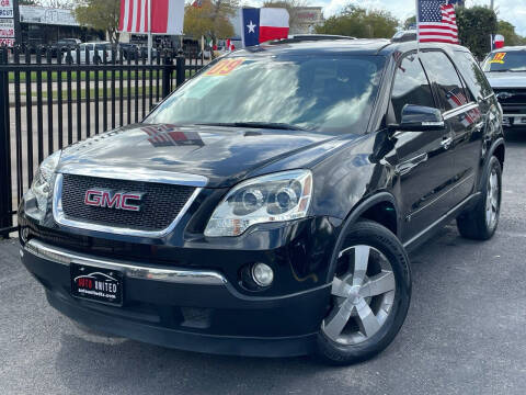 2009 GMC Acadia for sale at Auto United in Houston TX