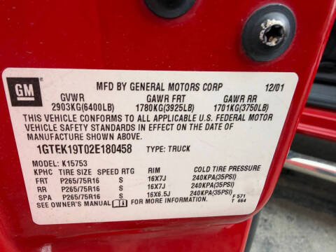 2002 GMC Sierra 1500