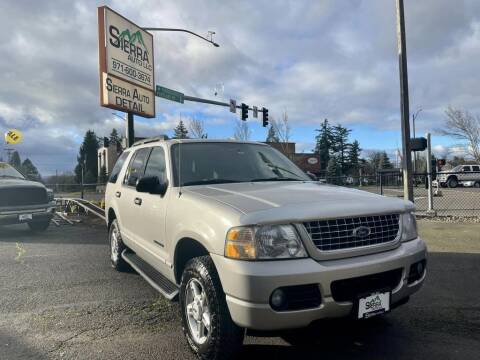 2005 Ford Explorer for sale at SIERRA AUTO LLC in Salem OR