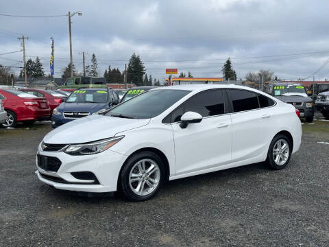 2016 Chevrolet Cruze for sale at A & V AUTO SALES LLC in Marysville WA