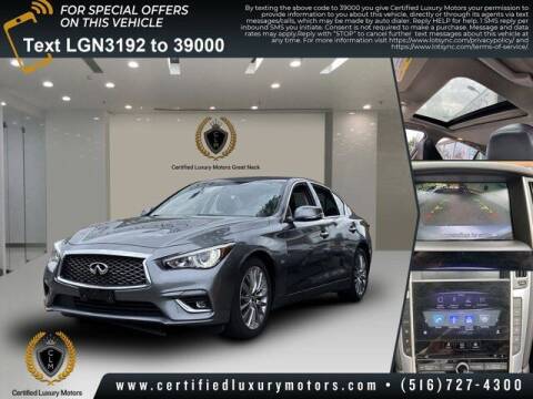 2019 Infiniti Q50 for sale at Certified Luxury Motors in Great Neck NY